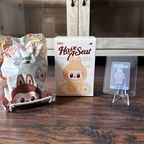 HE HE- The Monsters Have a Seat- Labubu, 100% Authentic